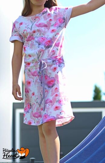 Kleid/Shirt Kinder – E-Book Schnittmuster Gr. 134-176 – Helvi Teens