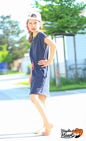 Kleid/Shirt Kinder – E-Book Schnittmuster Gr. 134-176 – Helvi Teens