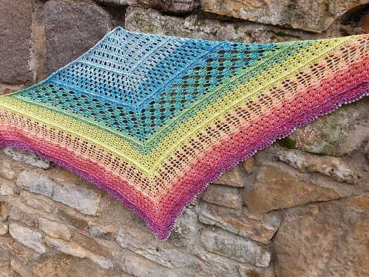 Häkelanleitung - Tuch "Effy"