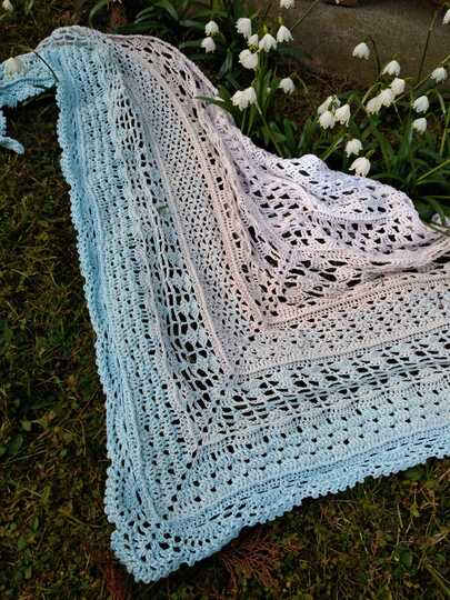 Häkelanleitung - Tuch "Effy"