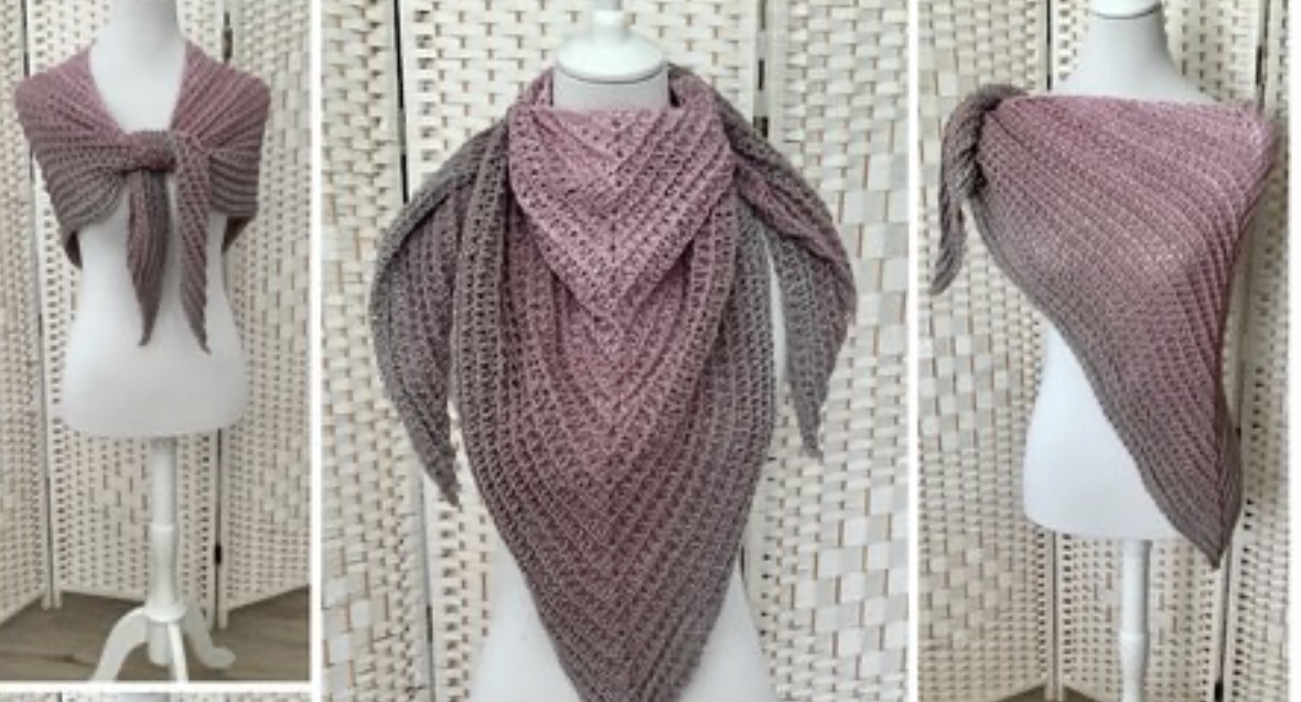 1-Bobbel-Dreieckstuch Gleichklang