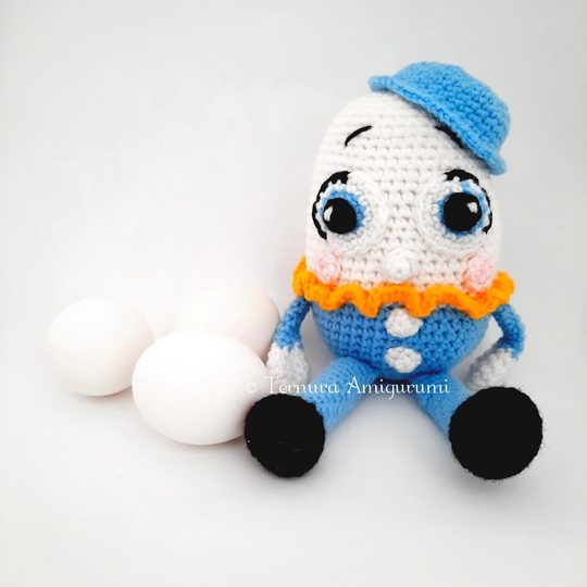 H&auml;kelanleitung Humpty Dumpty Ostern Ternura Amigurumi