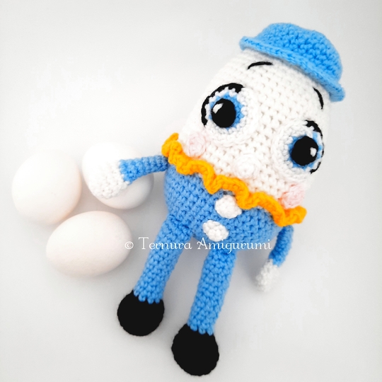 H&auml;kelanleitung Humpty Dumpty Ostern Ternura Amigurumi