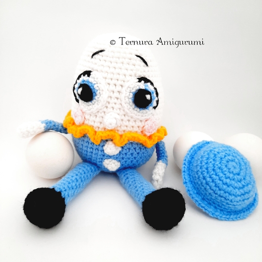 H&auml;kelanleitung Humpty Dumpty Ostern Ternura Amigurumi