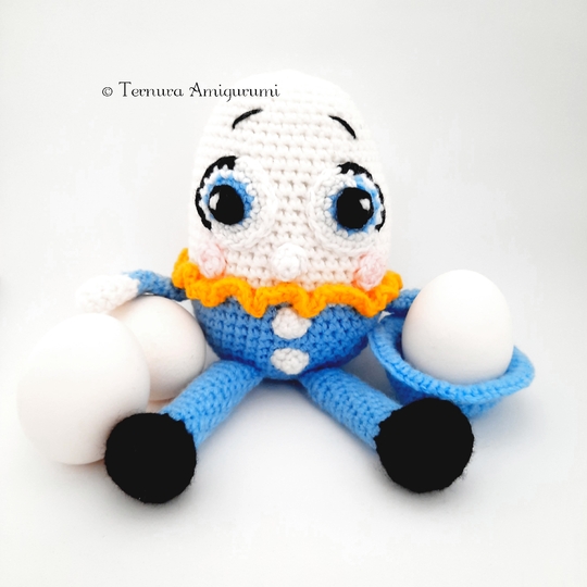 H&auml;kelanleitung Humpty Dumpty Ostern Ternura Amigurumi