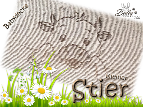 Babydecke Stier