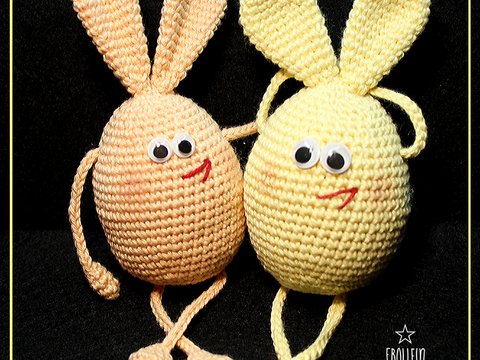 Häkelanleitung Häschen Chillbert - Osterdeko / Osterhäschen / Kantenhocker