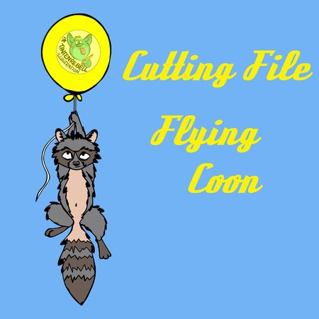 Cutting File "Coon with Balloon"