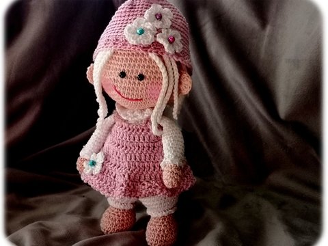 Häkelanleitung Blumentroll Elfie