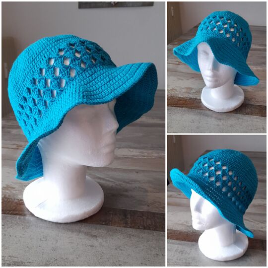Häkelanleitung für den Sommerhut "Sunny"