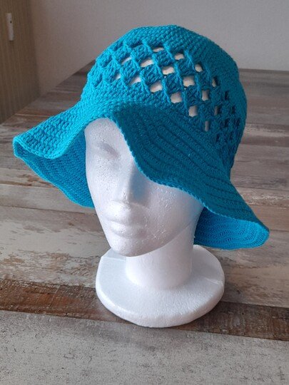 Häkelanleitung für den Sommerhut "Sunny"