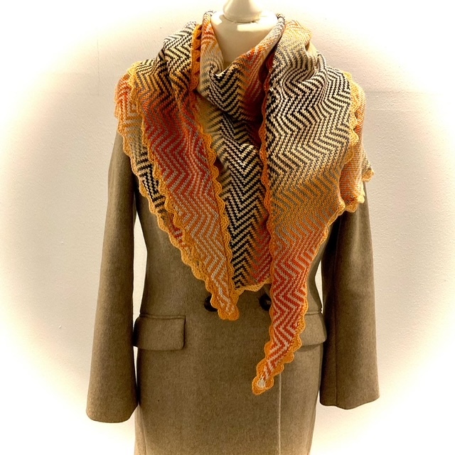 Tuch Zackenmuster - Bild 5