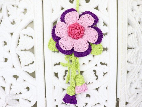 Türanhänger (Deko) "La fleur", Gr. 15 x 26 cm