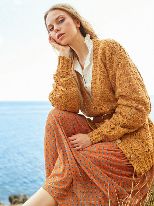 Strickanleitung: Jacke mit rustikalem Charakter