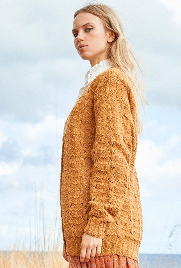 Strickanleitung: Jacke mit rustikalem Charakter