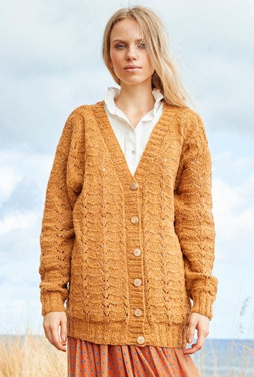 Strickanleitung: Jacke mit rustikalem Charakter
