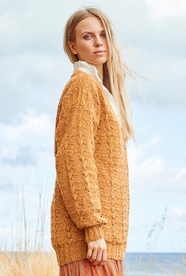 Strickanleitung: Jacke mit rustikalem Charakter