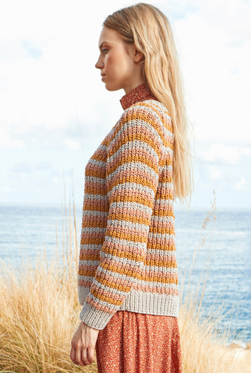 Strickanleitung: Easy - der Ringelpulli im Strukturmuster