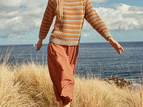 Strickanleitung: Easy - der Ringelpulli im Strukturmuster