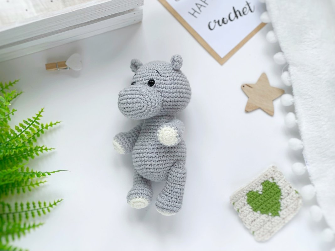 Safari hippo Amigurumi crochet pattern PDF - Image 3