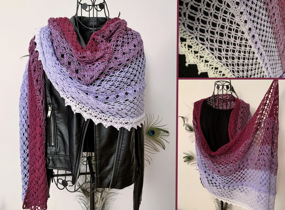 Häkelanleitung Stola "Myrina"