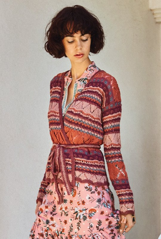 Strickanleitung: Wickeljacke für Musterfans - Bild 2