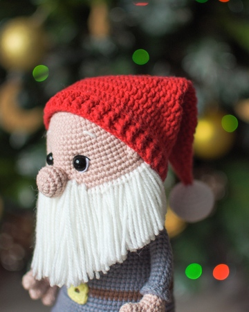 Crochet PDF pattern in English Mr.Gnome