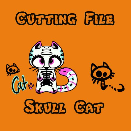 Cutting File "Skull Cat"