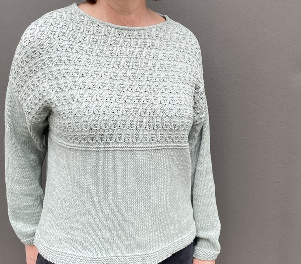Strickanleitung Pullover RIKA, Damen Gr 36 - 48