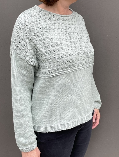 Strickanleitung Pullover RIKA, Damen Gr 36 - 48
