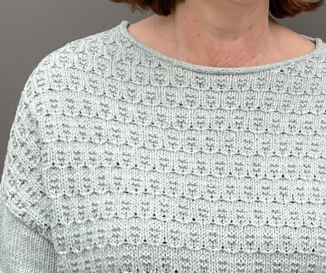 Strickanleitung Pullover RIKA, Damen Gr 36 - 48