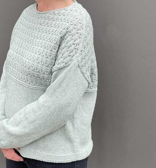 Strickanleitung Pullover RIKA, Damen Gr 36 - 48