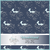Digital Papier nahtlos Motiv Reh Scrapbooking Wallpaper blue