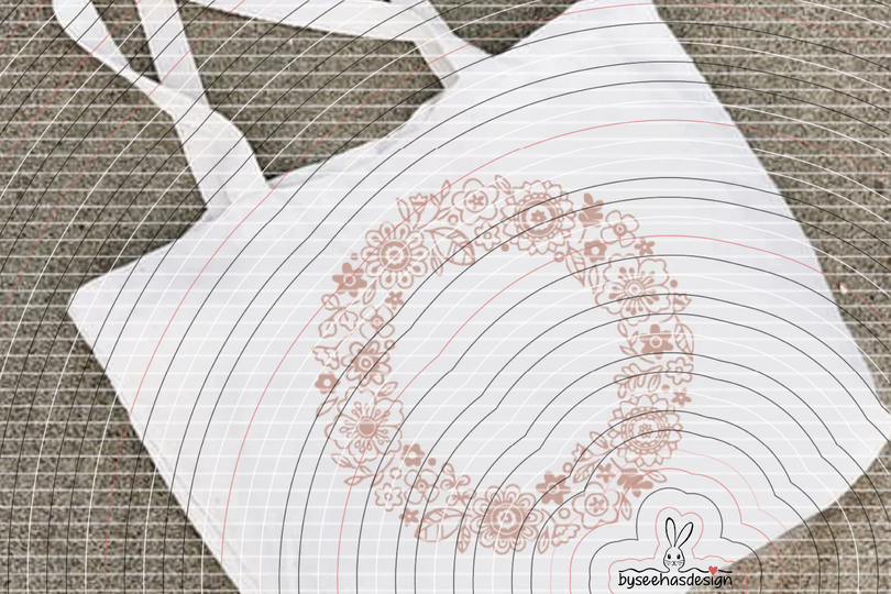 Blumen Kranz Plotterdatei SVG DXF