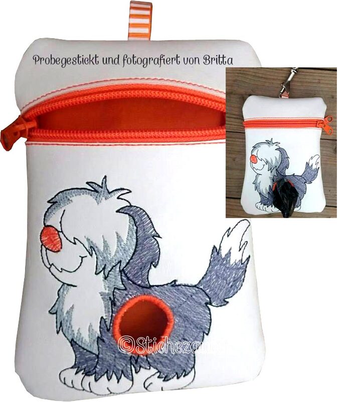 Stickdatei ITH-Kombi-Doggy-Bag-Set