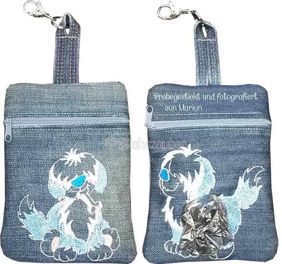 Stickdatei ITH-Kombi-Doggy-Bag-Set