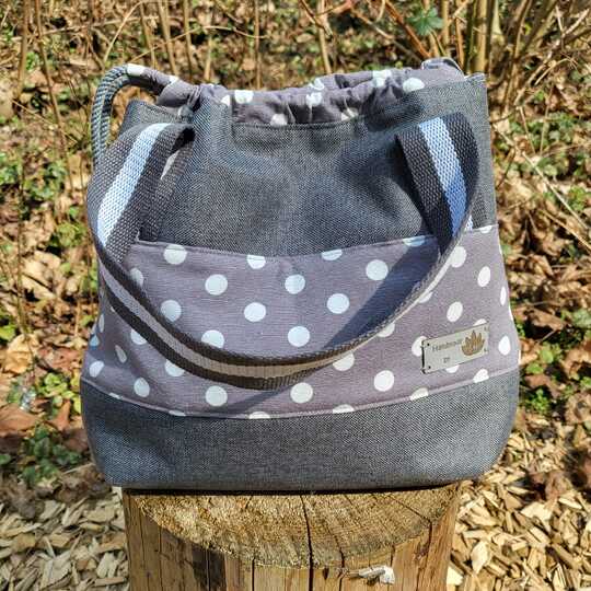 Projekttasche Pam mit Schnittmuster zum Ausdrucken