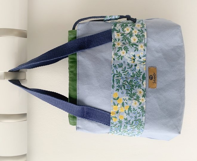 Projekttasche Pam mit Schnittmuster zum Ausdrucken