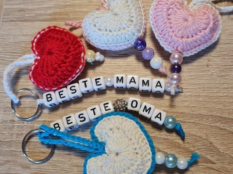 Herz Schlüsselanhänger/Taschenbaumler