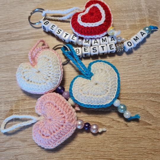 Herz Schlüsselanhänger/Taschenbaumler