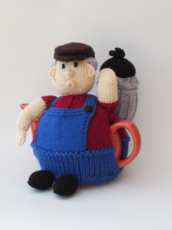 Dustman Tea Cosy Knitting Pattern