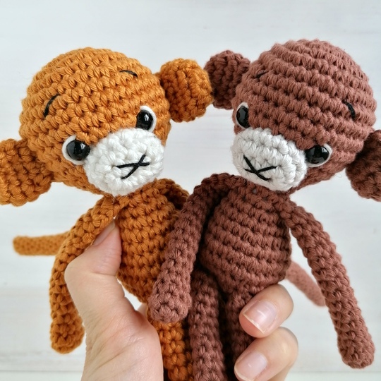 Pattern Amigurumi Pippo the monkey