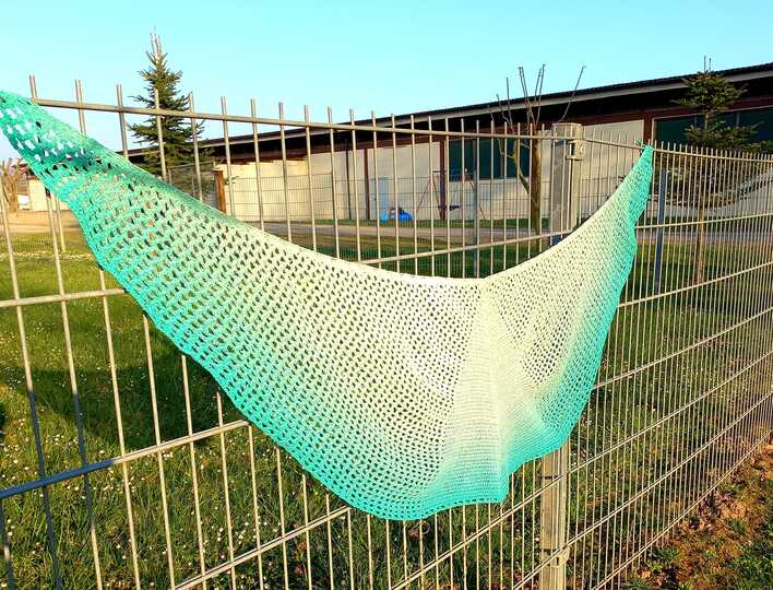 -	Häkelschriftanleitung Tuch „engelenvleugels“  -