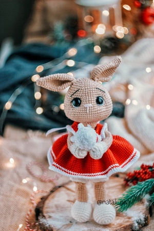 Bunny crochet pattern animals English Amigurumi toy Handmade