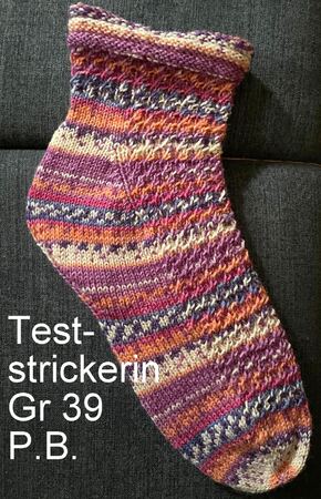 Fixe Ferse "Twister", ganz einfach Socken stricken,Toe Up, Gr.34-45