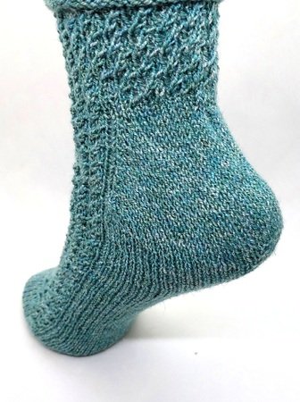 Fixe Ferse "Twister", ganz einfach Socken stricken,Toe Up, Gr.34-45