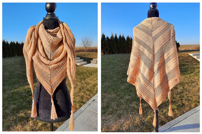 Crochet pattern: Shawl "Jenny"