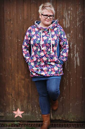 Sweatjacke/ Hoodie Damen – E-Book Schnittmuster Gr. 32-58 – Nanuc