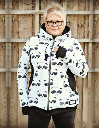 Sweatjacke/ Hoodie Damen – E-Book Schnittmuster Gr. 32-58 – Nanuc