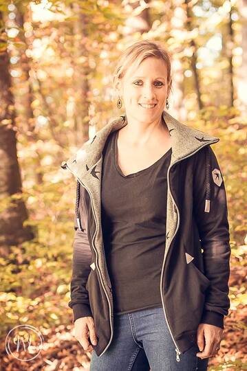 Sweatjacke/ Hoodie Damen – E-Book Schnittmuster Gr. 32-58 – Nanuc